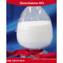 Fourniture de poudre de gemcitabine HCl à haute pureté, prix de la gemcitabine HCl